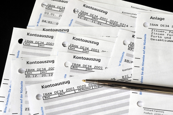 Foto: Kontoauszüge